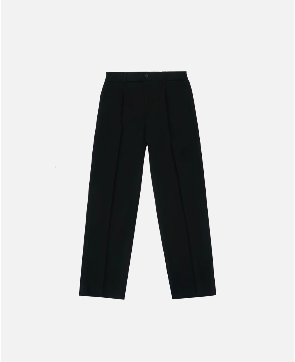 Relaxed Straight-Leg Trouser | Obsidian Black