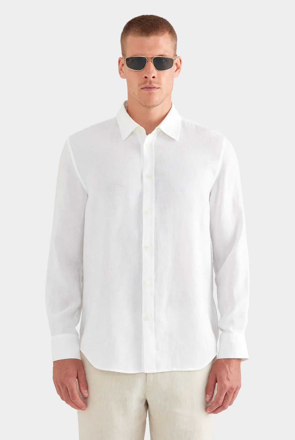 Essential Long-Sleeve Linen Shirt