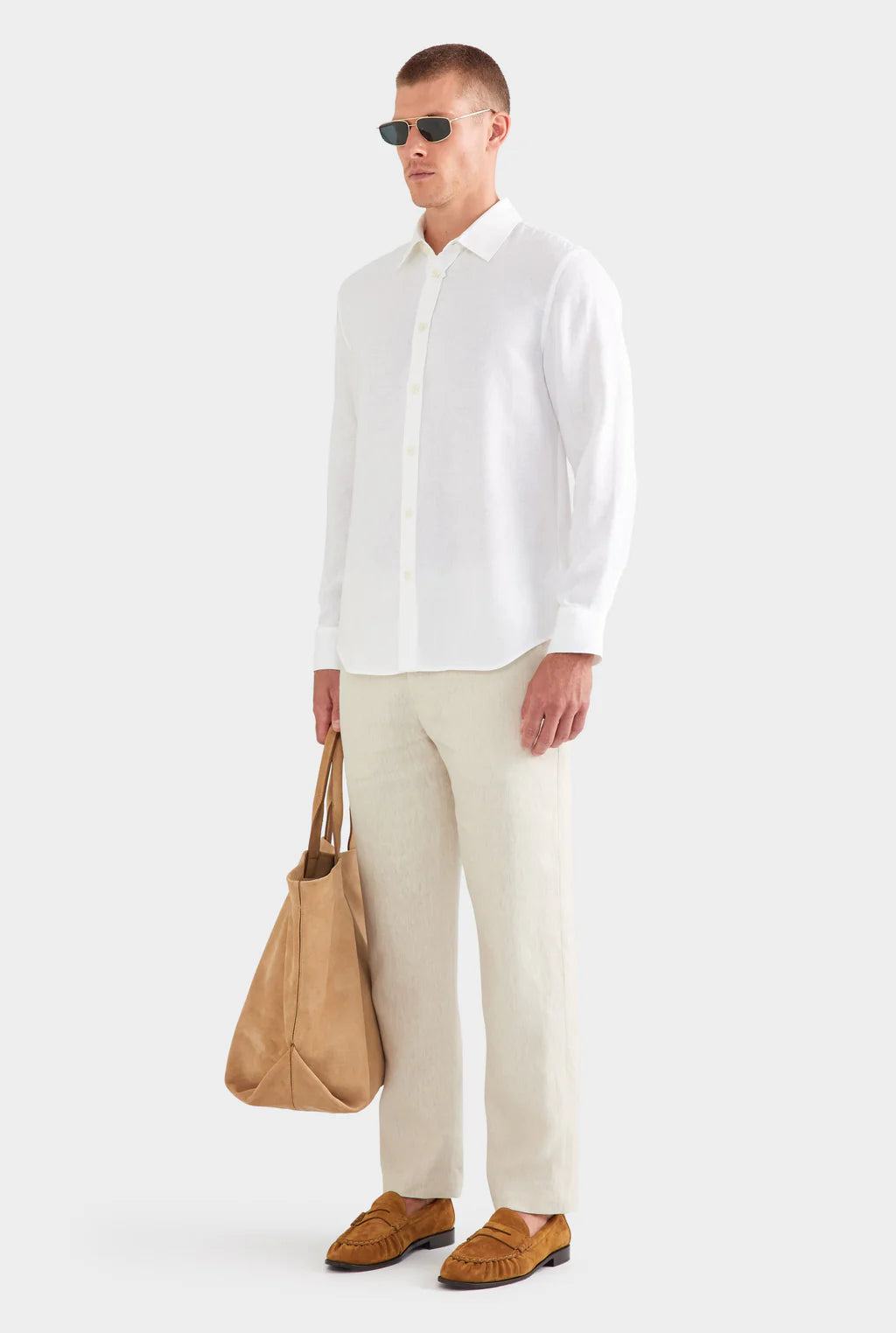 Essential Long-Sleeve Linen Shirt