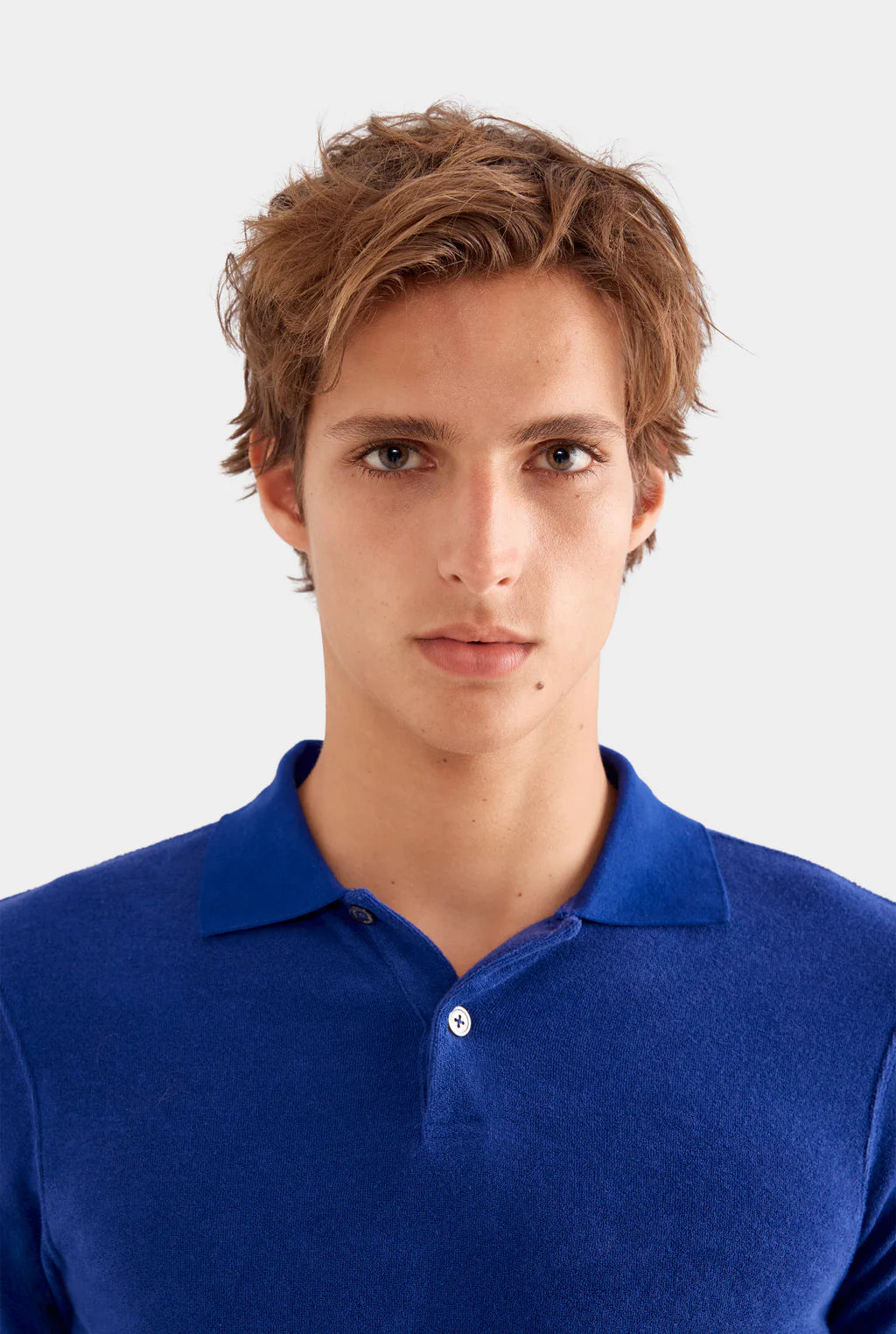 The Azure Knit Polo