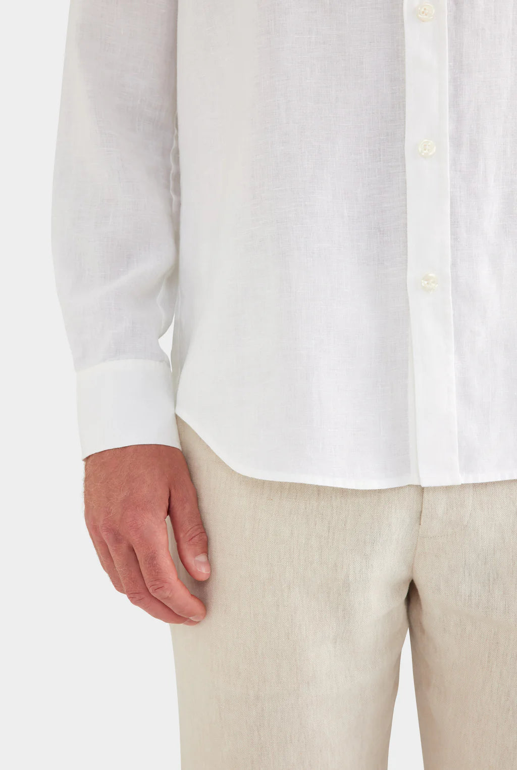 Essential Long-Sleeve Linen Shirt
